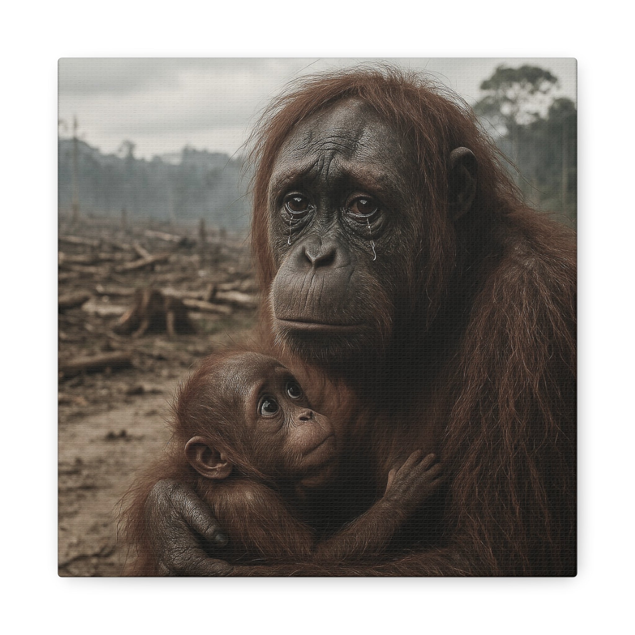 Orangutan Tears - Printed Canvas
