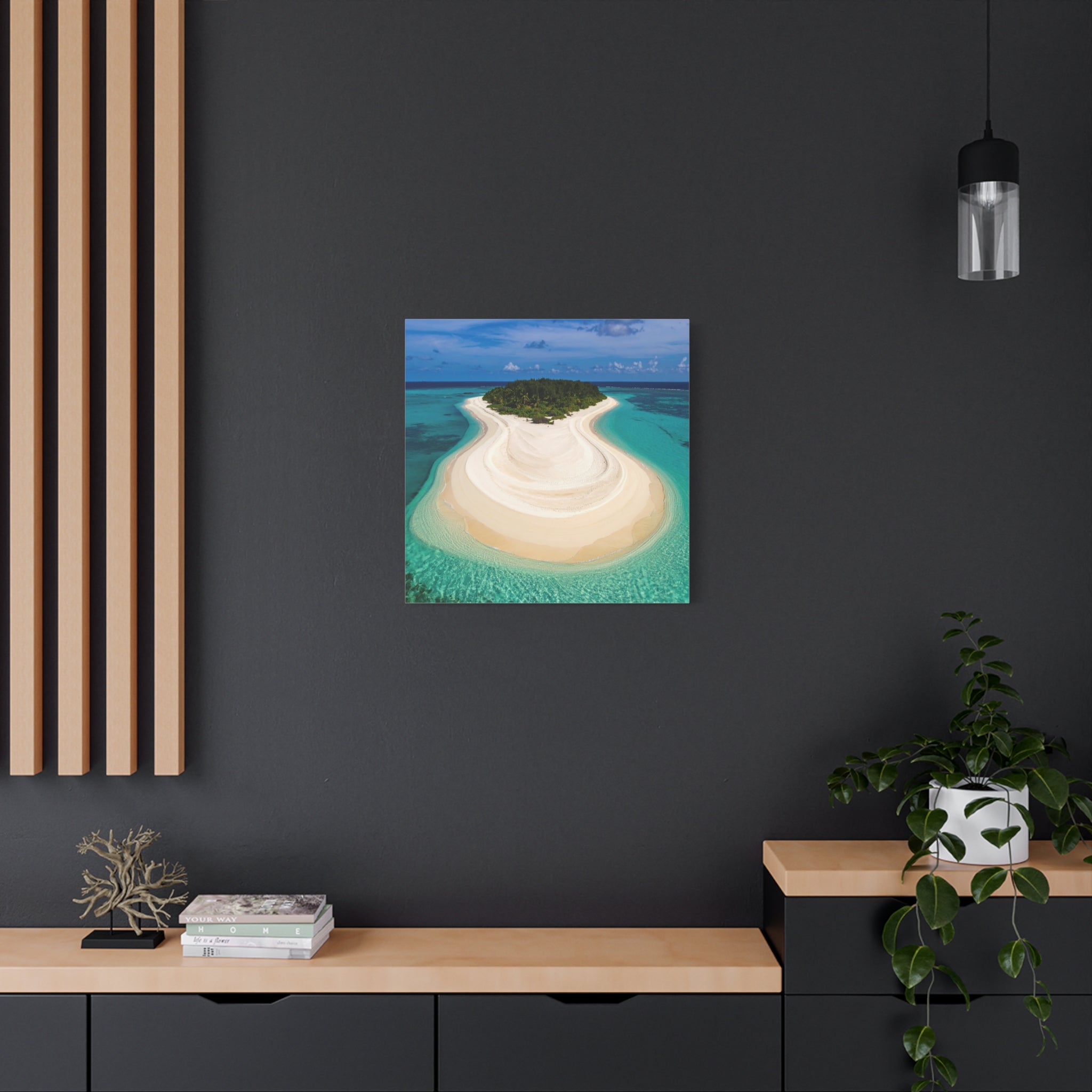 Hourglass Island - Printed Canvas