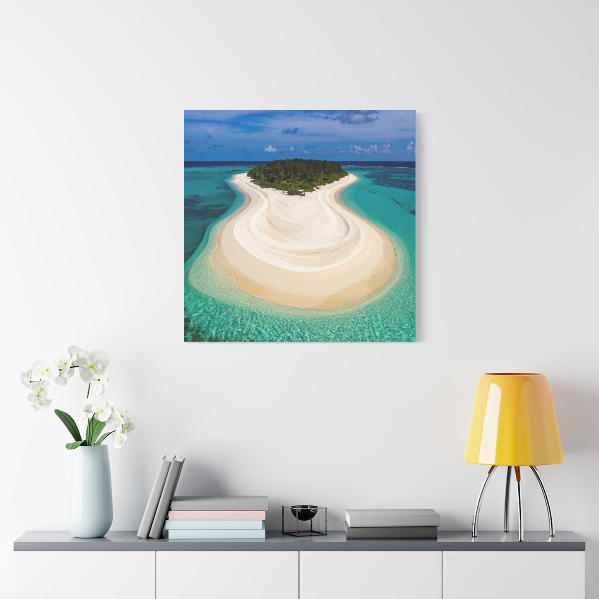 Hourglass Island - Printed Canvas