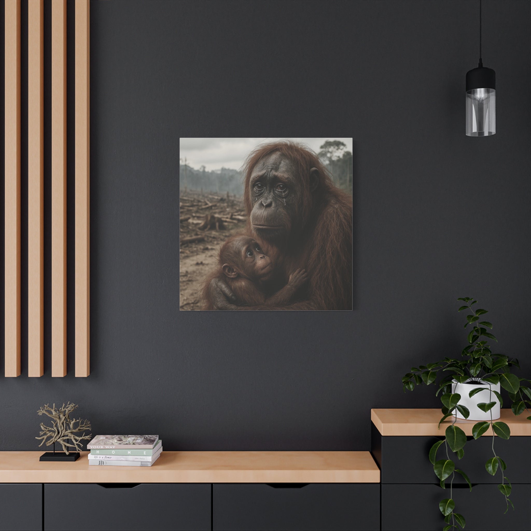 Orangutan Tears - Printed Canvas