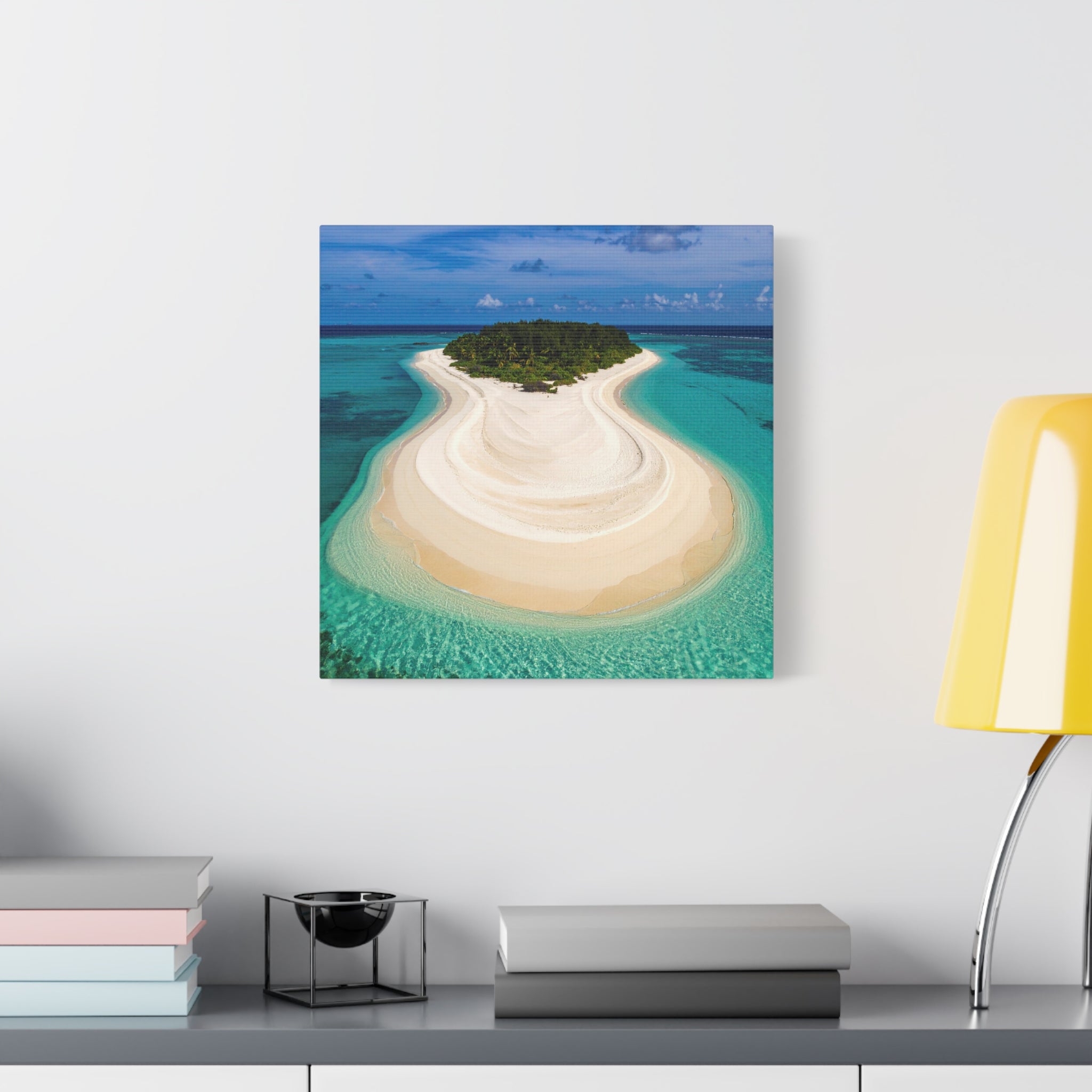 Hourglass Island - Printed Canvas