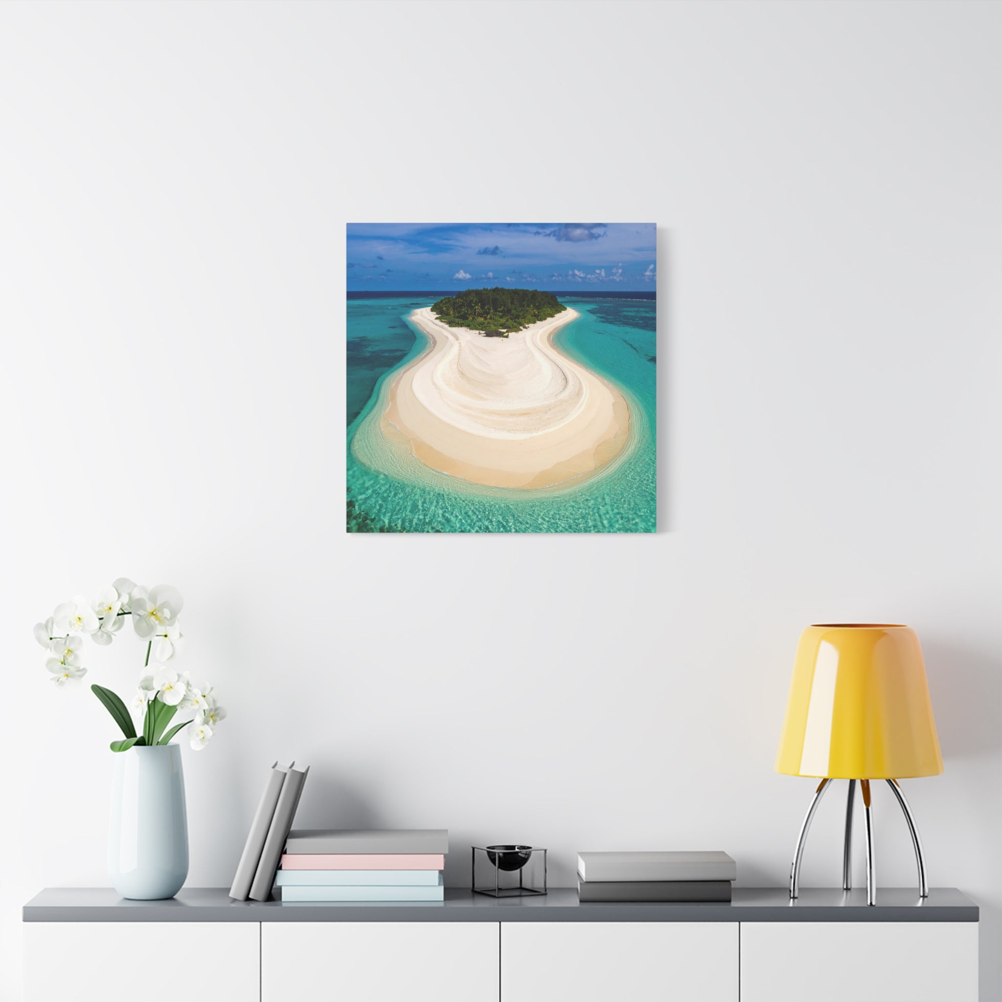 Hourglass Island - Printed Canvas