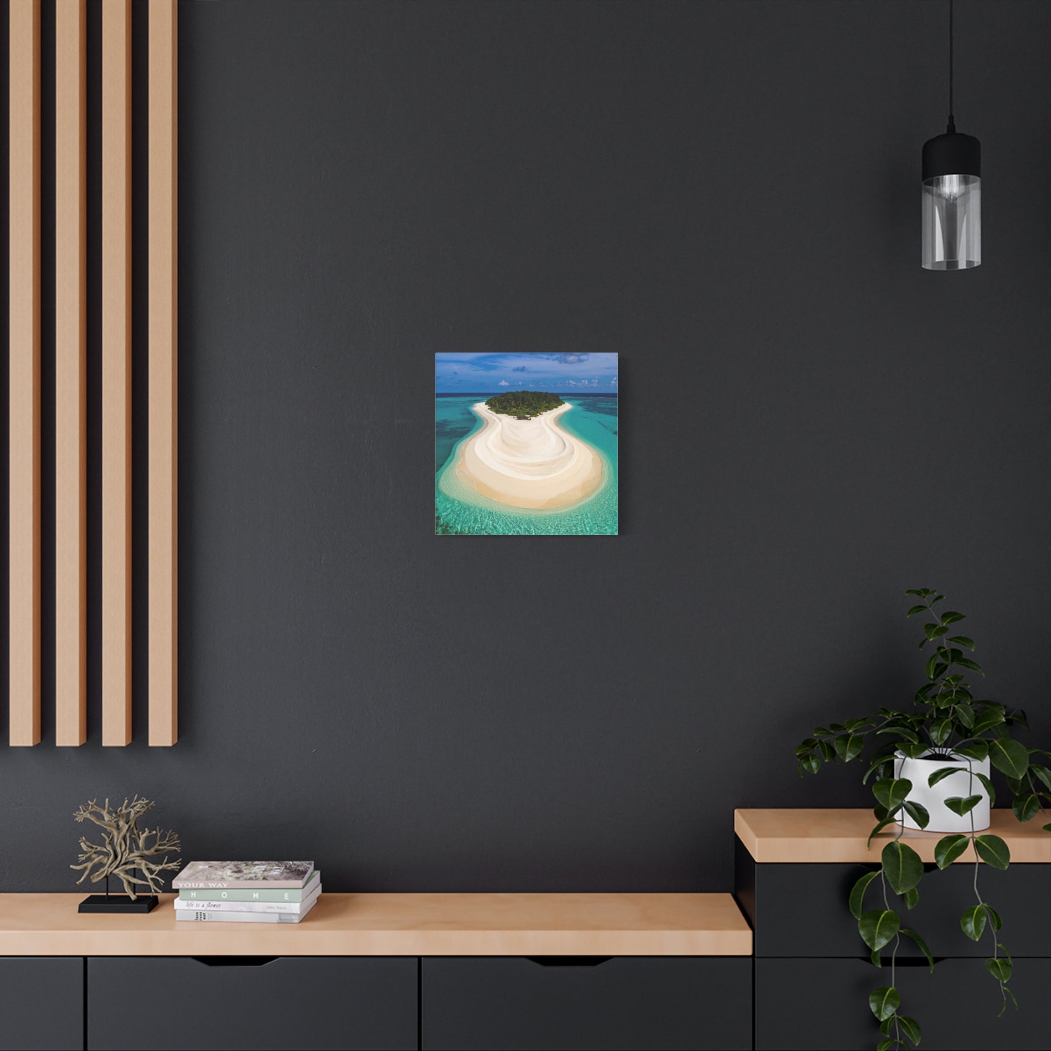 Hourglass Island - Printed Canvas
