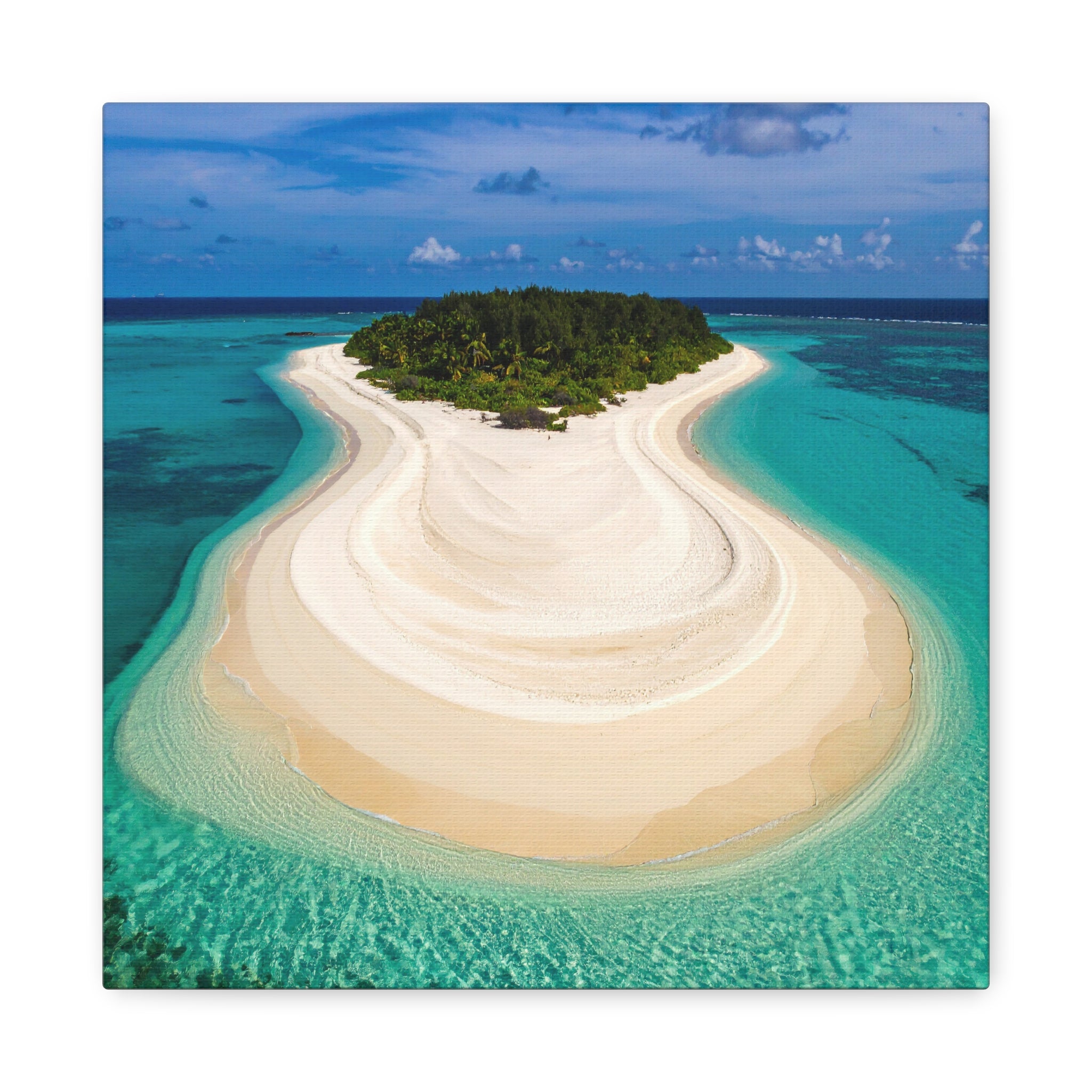 Hourglass Island - Printed Canvas
