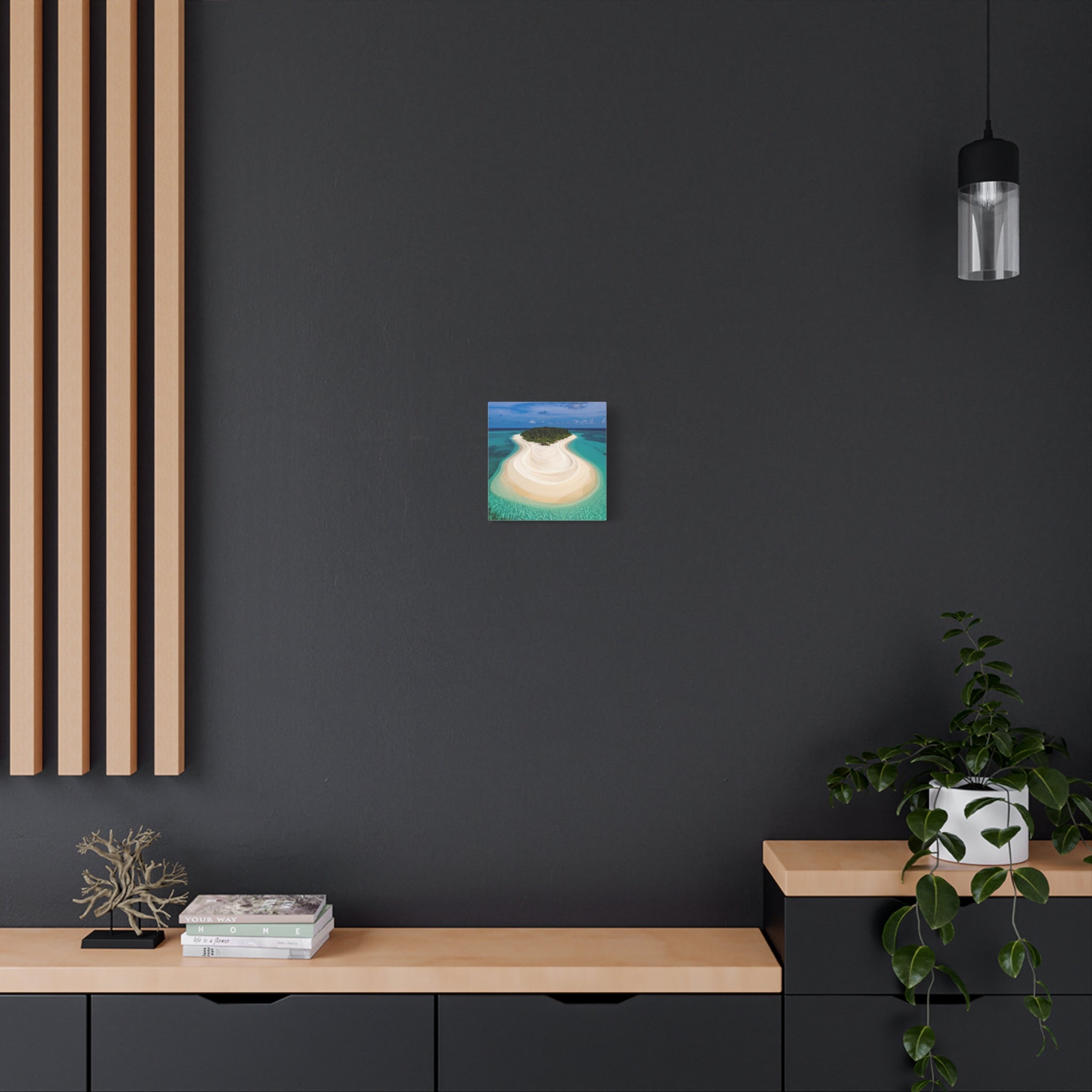 Hourglass Island - Printed Canvas