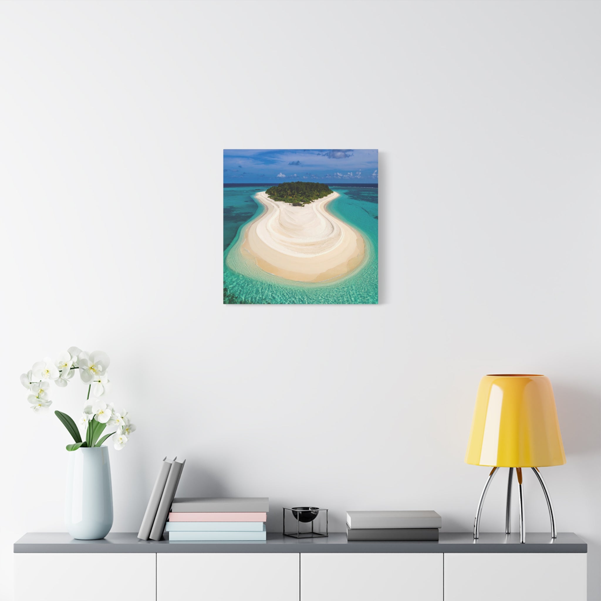 Hourglass Island - Printed Canvas