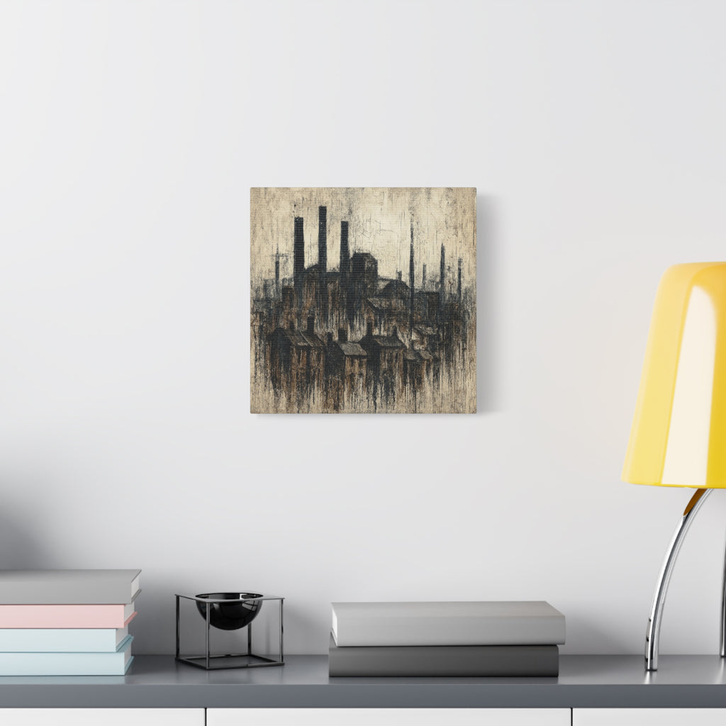 Grim Up North (Black) - Printed Canvas