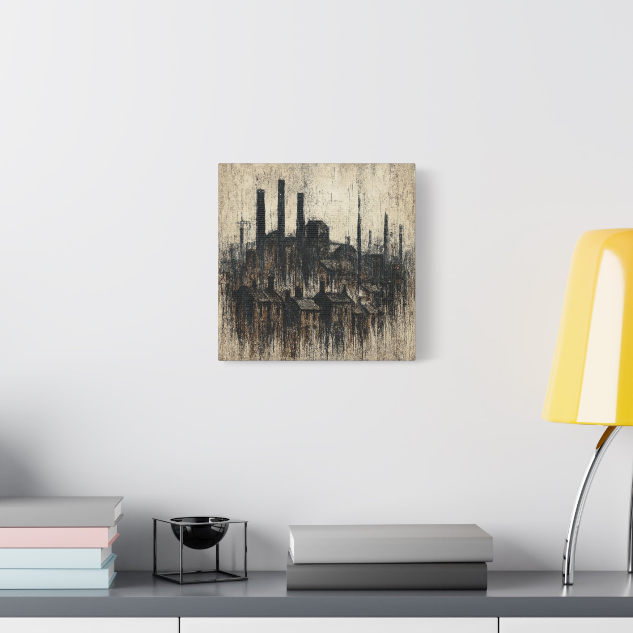 Grim Up North (Black) - Printed Canvas