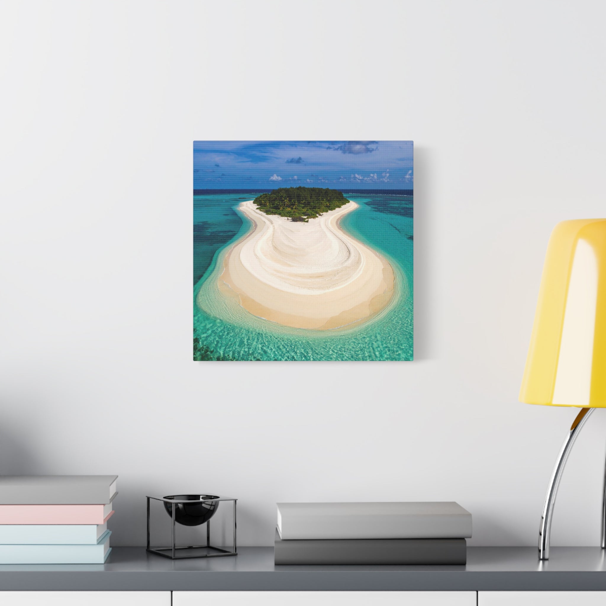Hourglass Island - Printed Canvas