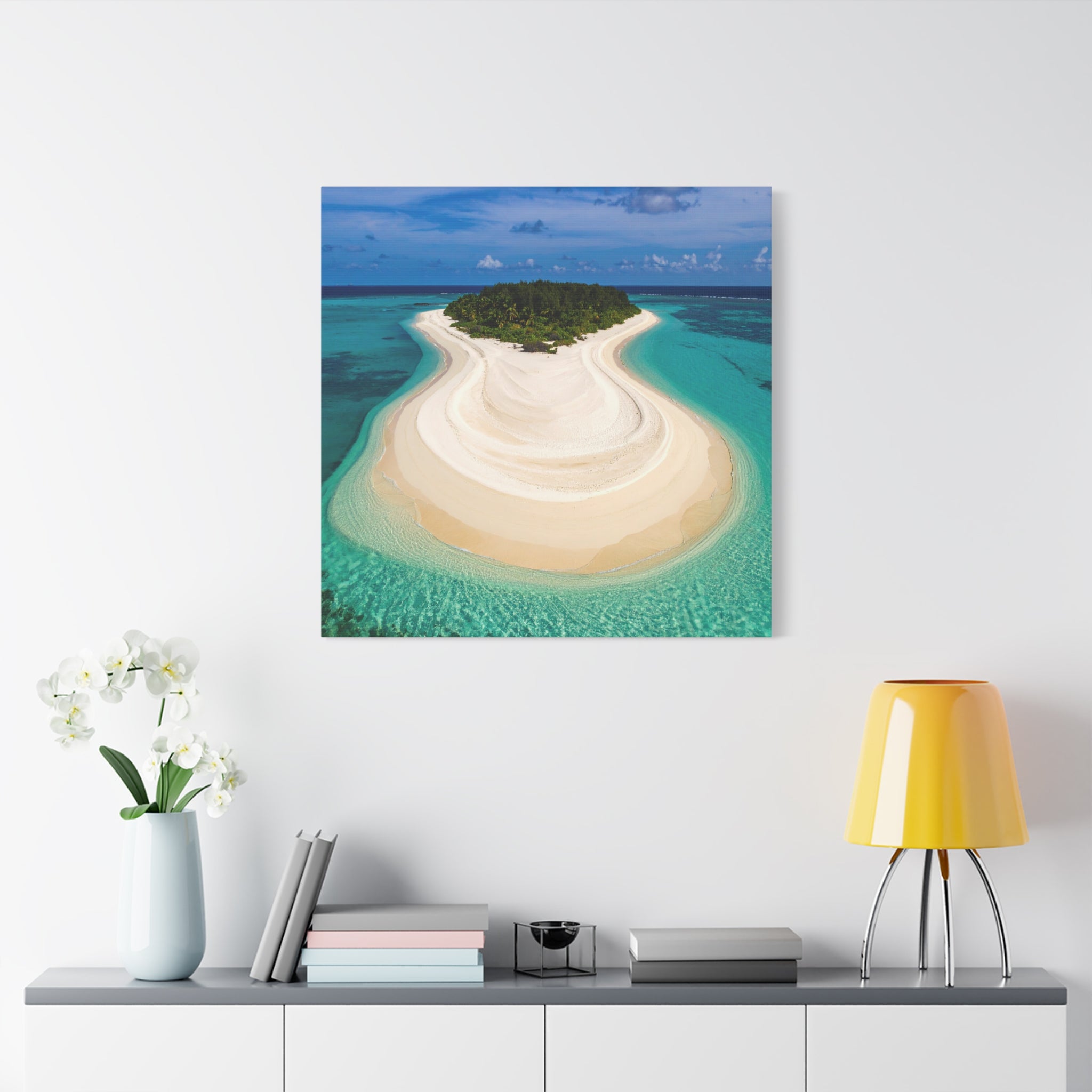 Hourglass Island - Printed Canvas