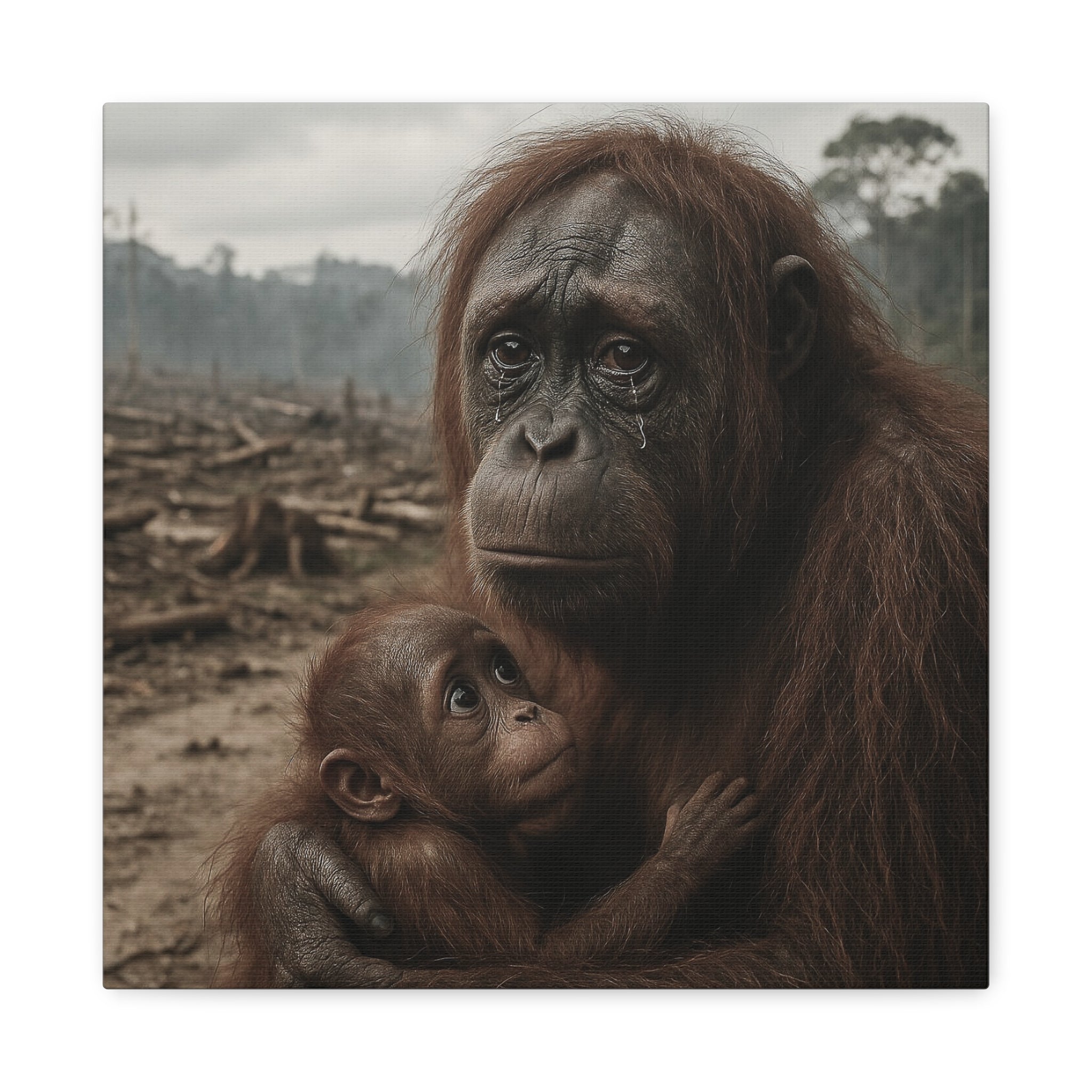 Orangutan Tears - Printed Canvas