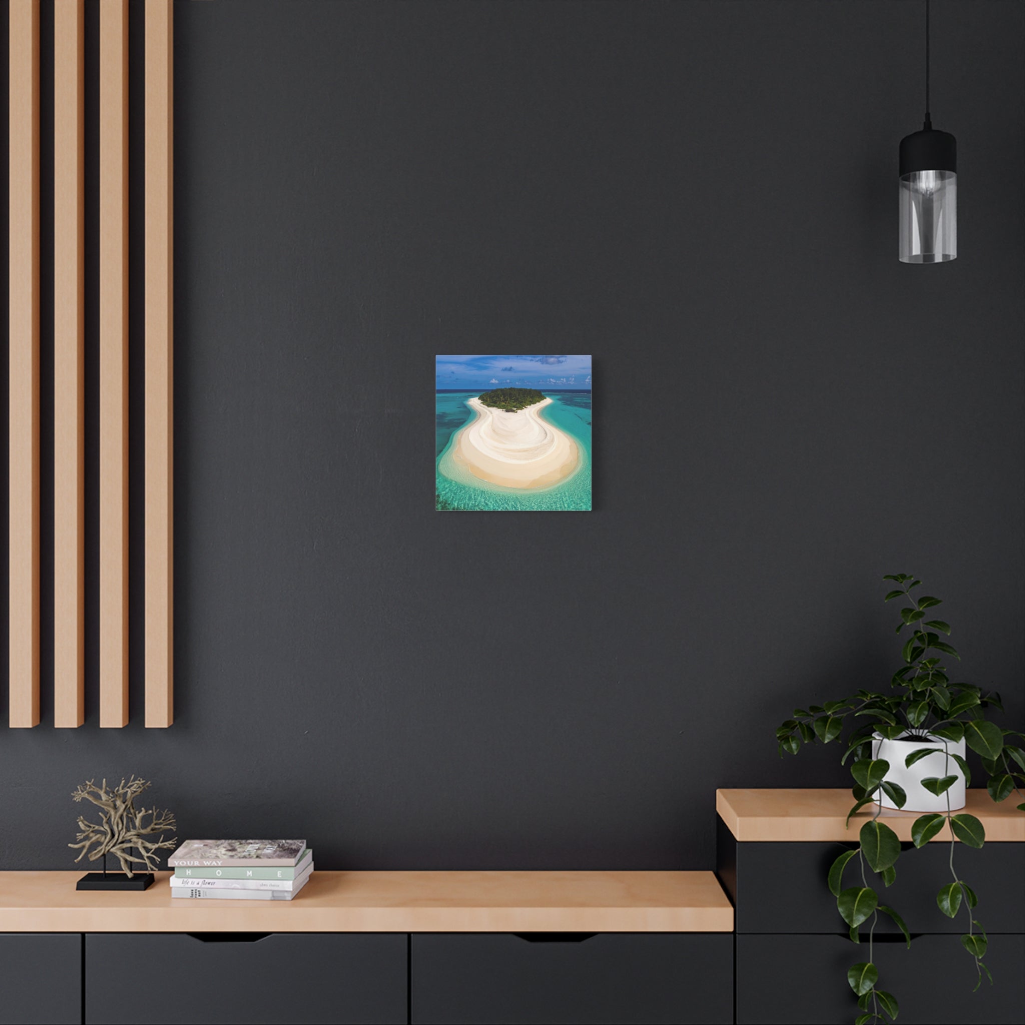 Hourglass Island - Printed Canvas