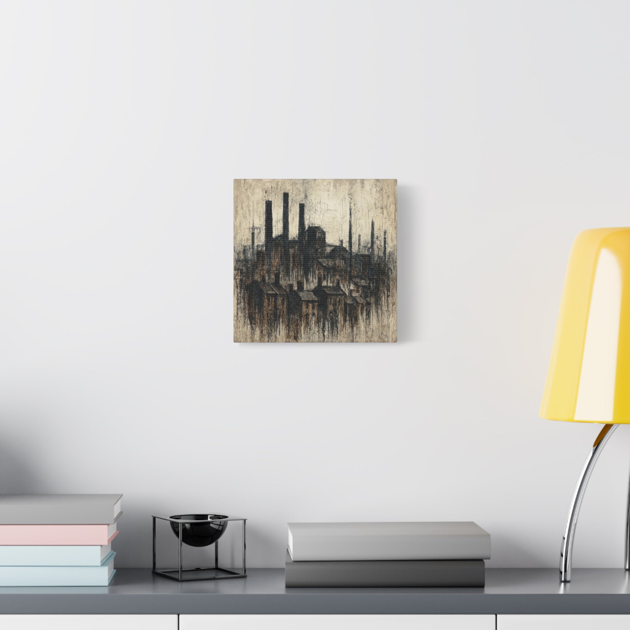 Grim Up North (Black) - Printed Canvas