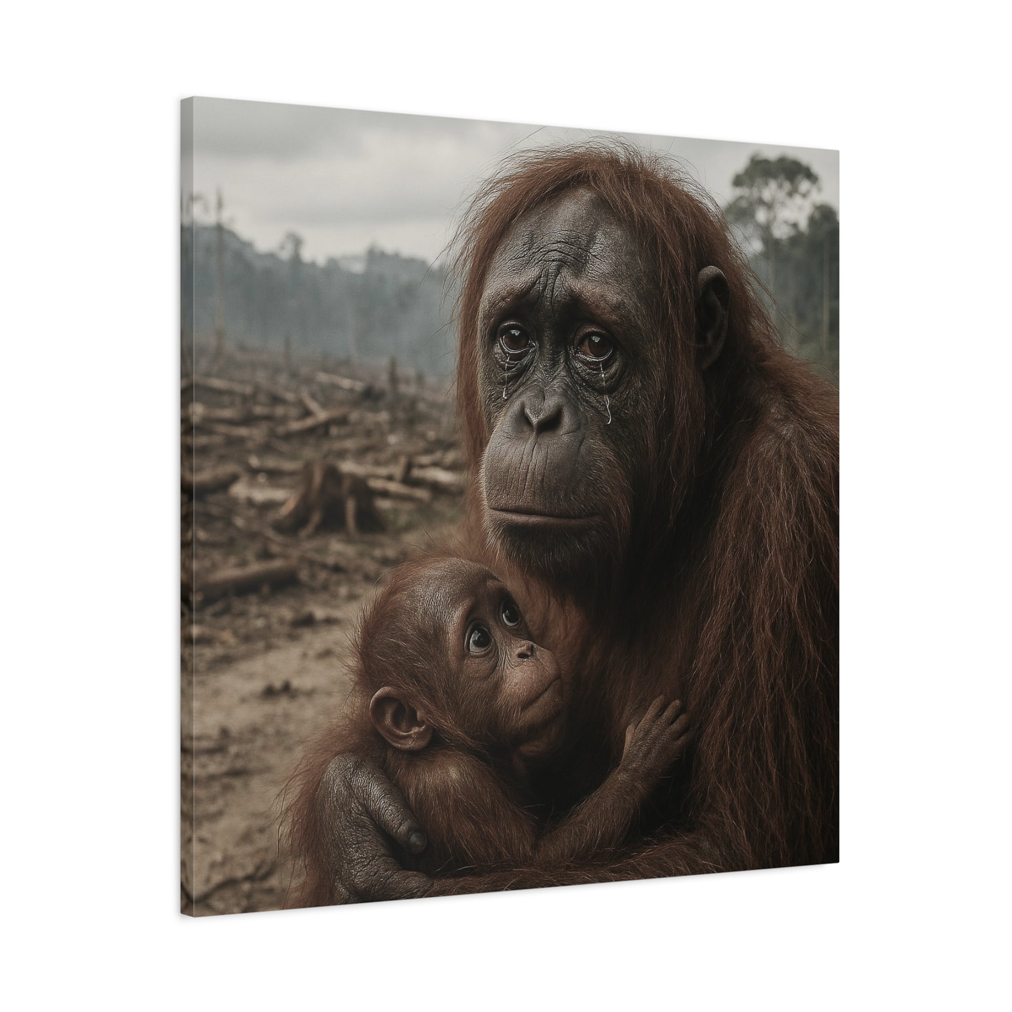 Orangutan Tears - Printed Canvas
