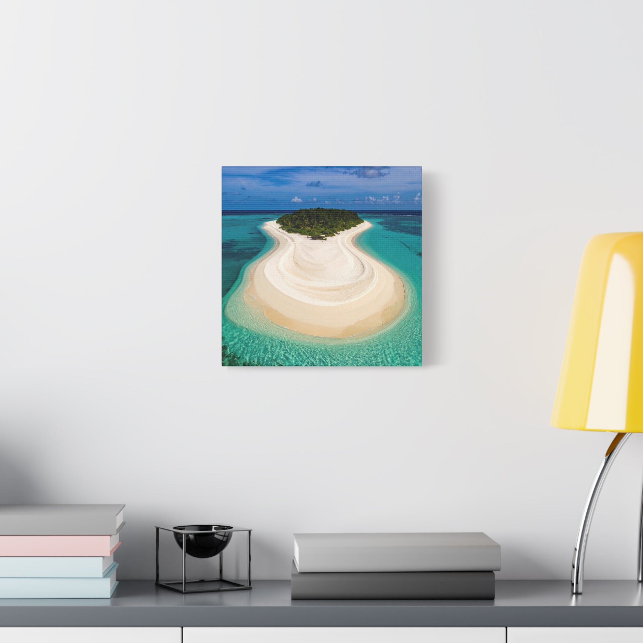 Hourglass Island - Printed Canvas