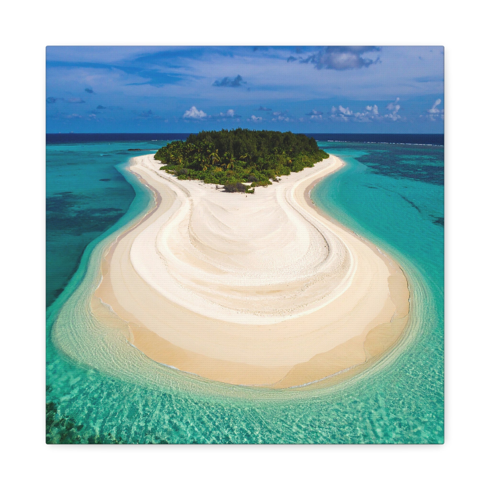 Hourglass Island - Printed Canvas