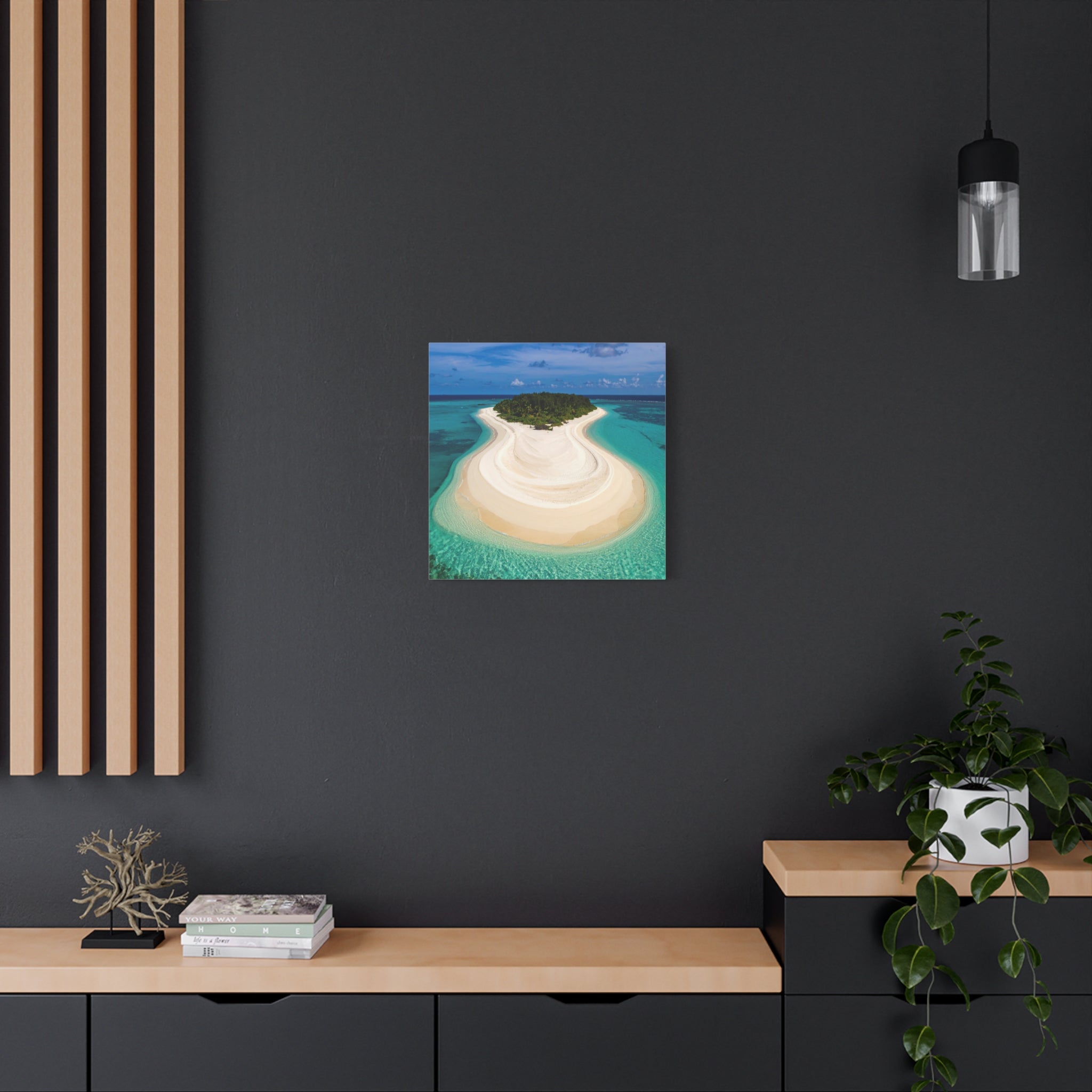 Hourglass Island - Printed Canvas