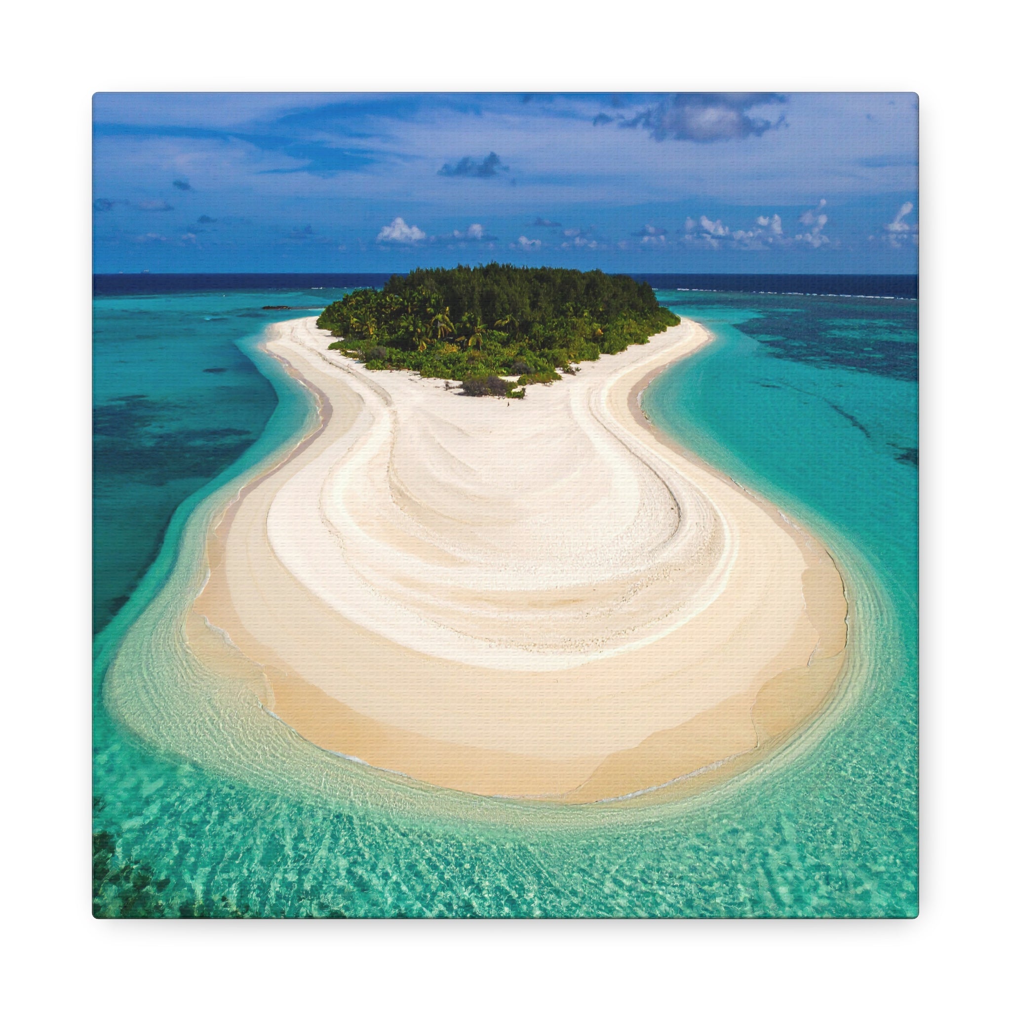 Hourglass Island - Printed Canvas